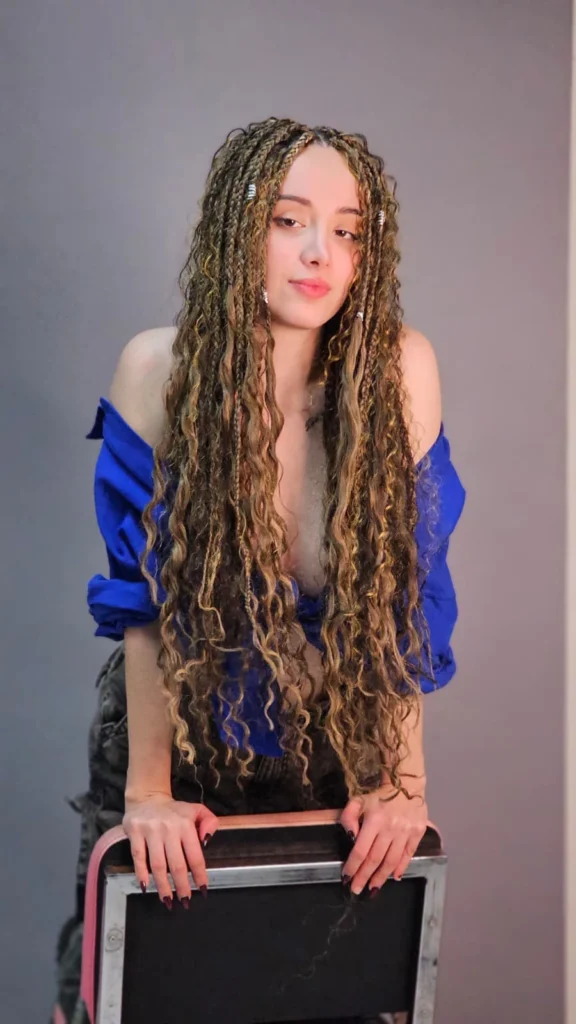 salaş dalgalı afrika örgüsü